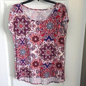 Vibrant Multicolor Patterned Top by Westport